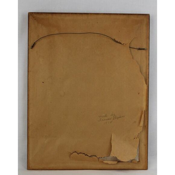 Fragonard The Souvenir Finished Needlepoint Framed French Victorian Lady & Dog - Picture 6 of 10